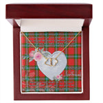Gift To My Beautiful Girlfriend Valentine Necklace For Soulmate Anniversary Clan MacLaine of Loch Buie Tartan Everlasting Love Necklace,valentine necklace, necklace girlfriend, necklace for wife, cute necklaces for girlfriend, jewelry for girlfriend, to my soulmate necklace, to my future wife necklace,