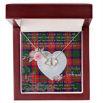 Gift To My Beautiful Girlfriend Valentine Necklace For Soulmate Anniversary Clan Wauchope Tartan Everlasting Love Necklace,valentine necklace, necklace girlfriend, necklace for wife, cute necklaces for girlfriend, jewelry for girlfriend, to my soulmate necklace, to my future wife necklace,