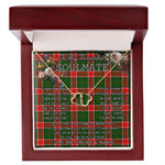 To My Beautiful Soulmate Necklace In Your Eyes I Have Found My Home Clan Pollock Tartan Everlasting Love Necklace