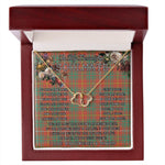 To My Beautiful Soulmate Necklace In Your Eyes I Have Found My Home Clan Bruce Ancient Tartan Everlasting Love Necklace