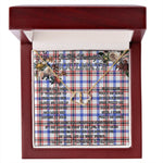 To My Beautiful Soulmate Necklace In Your Eyes I Have Found My Home Clan Boswell Modern Tartan Everlasting Love Necklace