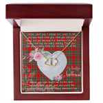 Gift To My Beautiful Girlfriend Valentine Necklace For Soulmate Anniversary Clan Drummond Of Perth Tartan Everlasting Love Necklace, Gift For Women, Gift For Wife, Gift For Girl Friend, Gift For Mother, Gift For Grandmother, Gift for Sister, Gift For Daughter, Gift for Mom