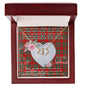 Gift To My Beautiful Girlfriend Valentine Necklace For Soulmate Anniversary Clan Drummond Of Perth Tartan Everlasting Love Necklace, Gift For Women, Gift For Wife, Gift For Girl Friend, Gift For Mother, Gift For Grandmother, Gift for Sister, Gift For Daughter, Gift for Mom