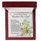 Mother-In-Law Necklace, Thank You To Mother-In-Law Necklace Gift, Mother's Day Everlasting Love Necklace
