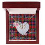 Gift To My Beautiful Girlfriend Valentine Necklace For Soulmate Anniversary Clan MacPherson Tartan Everlasting Love Necklace,valentine necklace, necklace girlfriend, necklace for wife, cute necklaces for girlfriend, jewelry for girlfriend, to my soulmate necklace, to my future wife necklace,
