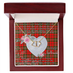 Gift To My Beautiful Girlfriend Valentine Necklace For Soulmate Anniversary Clan Scott Tartan Everlasting Love Necklace,valentine necklace, necklace girlfriend, necklace for wife, cute necklaces for girlfriend, jewelry for girlfriend, to my soulmate necklace, to my future wife necklace,