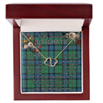 To My Beautiful Soulmate Necklace In Your Eyes I Have Found My Home Clan Armstrong Ancient Tartan Everlasting Love Necklace, Gift For Women, Gift For Wife, Gift For Girl Friend, Gift For Mother, Gift For Grandmother, Gift for Sister, Gift For Daughter, Gift for Mom