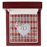 Gift To My Beautiful Girlfriend Valentine Necklace For Soulmate Anniversary Clan Renton Tartan Everlasting Love Necklace,valentine necklace, necklace girlfriend, necklace for wife, cute necklaces for girlfriend, jewelry for girlfriend, to my soulmate necklace, to my future wife necklace,