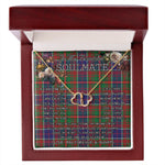 To My Beautiful Soulmate Necklace In Your Eyes I Have Found My Home Clan Adam Ancient Tartan Everlasting Love Necklace, Gift For Women, Gift For Wife, Gift For Girl Friend, Gift For Mother, Gift For Grandmother, Gift for Sister, Gift For Daughter, Gift for Mom