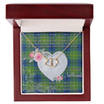 Gift To My Beautiful Girlfriend Valentine Necklace For Soulmate Anniversary Clan Johnston Ancient Tartan Everlasting Love Necklace, Gift For Women, Gift For Wife, Gift For Girl Friend, Gift For Mother, Gift For Grandmother, Gift for Sister, Gift For Daughter, Gift for Mom