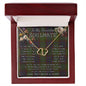 To My Beautiful Soulmate Necklace In Your Eyes I Have Found My Home Clan Cunningham Hunting Tartan Everlasting Love Necklace