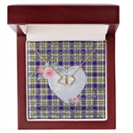Gift To My Beautiful Girlfriend Valentine Necklace For Soulmate Anniversary Clan Livingstone Dress Tartan Everlasting Love Necklace,valentine necklace, necklace girlfriend, necklace for wife, cute necklaces for girlfriend, jewelry for girlfriend, to my soulmate necklace, to my future wife necklace,