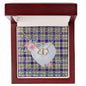 Gift To My Beautiful Girlfriend Valentine Necklace For Soulmate Anniversary Clan Livingstone Dress Tartan Everlasting Love Necklace,valentine necklace, necklace girlfriend, necklace for wife, cute necklaces for girlfriend, jewelry for girlfriend, to my soulmate necklace, to my future wife necklace,