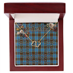 To My Beautiful Soulmate Necklace In Your Eyes I Have Found My Home Clan Anderson Tartan Everlasting Love Necklace, Gift For Women, Gift For Wife, Gift For Girl Friend, Gift For Mother, Gift For Grandmother, Gift for Sister, Gift For Daughter, Gift for Mom