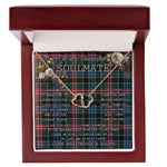 To My Beautiful Soulmate Necklace In Your Eyes I Have Found My Home Clan Comyn Tartan Everlasting Love Necklace
