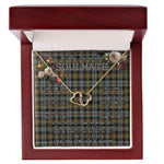To My Beautiful Soulmate Necklace In Your Eyes I Have Found My Home Clan Farquharson Weathered Tartan Everlasting Love Necklace