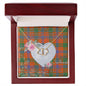 Gift To My Beautiful Girlfriend Valentine Necklace For Soulmate Anniversary Clan Ross Ancient Tartan Everlasting Love Necklace,valentine necklace, necklace girlfriend, necklace for wife, cute necklaces for girlfriend, jewelry for girlfriend, to my soulmate necklace, to my future wife necklace,