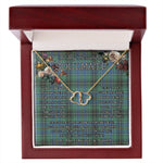 To My Beautiful Soulmate Necklace In Your Eyes I Have Found My Home Clan MacInnes Ancient Tartan Forever Love Necklace Tartan Gift for Girlfriend Everlasting Love Necklace