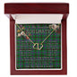 To My Beautiful Soulmate Necklace In Your Eyes I Have Found My Home Clan Davidson Modern Tartan Forever Love Necklace Tartan Gift for Girlfriend Everlasting Love Necklace