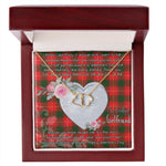 Gift To My Beautiful Girlfriend Valentine Necklace For Soulmate Anniversary Clan MacPhee Tartan Everlasting Love Necklace,valentine necklace, necklace girlfriend, necklace for wife, cute necklaces for girlfriend, jewelry for girlfriend, to my soulmate necklace, to my future wife necklace,
