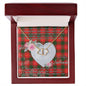 Gift To My Beautiful Girlfriend Valentine Necklace For Soulmate Anniversary Clan MacPhee Tartan Everlasting Love Necklace,valentine necklace, necklace girlfriend, necklace for wife, cute necklaces for girlfriend, jewelry for girlfriend, to my soulmate necklace, to my future wife necklace,