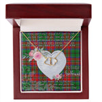 Gift To My Beautiful Girlfriend Valentine Necklace For Soulmate Anniversary Clan McCulloch Tartan Everlasting Love Necklace,valentine necklace, necklace girlfriend, necklace for wife, cute necklaces for girlfriend, jewelry for girlfriend, to my soulmate necklace, to my future wife necklace,