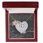 Gift To My Beautiful Girlfriend Valentine Necklace For Soulmate Anniversary Clan Logan Tartan Everlasting Love Necklace,valentine necklace, necklace girlfriend, necklace for wife, cute necklaces for girlfriend, jewelry for girlfriend, to my soulmate necklace, to my future wife necklace,