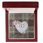 Gift To My Beautiful Girlfriend Valentine Necklace For Soulmate Anniversary Clan MacAndrew Tartan Everlasting Love Necklace,valentine necklace, necklace girlfriend, necklace for wife, cute necklaces for girlfriend, jewelry for girlfriend, to my soulmate necklace, to my future wife necklace,
