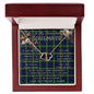 To My Beautiful Soulmate Necklace In Your Eyes I Have Found My Home Clan Lamont Tartan Everlasting Love Necklace