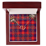 To My Beautiful Soulmate Necklace In Your Eyes I Have Found My Home Clan Hamilton Tartan Everlasting Love Necklace