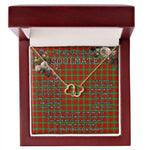 To My Beautiful Soulmate Necklace In Your Eyes I Have Found My Home Clan Lennox Tartan Everlasting Love Necklace