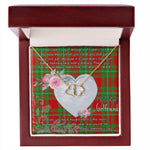 Gift To My Beautiful Girlfriend Valentine Necklace For Soulmate Anniversary Clan Peter Tartan Everlasting Love Necklace,valentine necklace, necklace girlfriend, necklace for wife, cute necklaces for girlfriend, jewelry for girlfriend, to my soulmate necklace, to my future wife necklace,