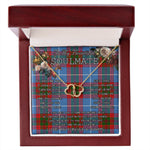 To My Beautiful Soulmate Necklace In Your Eyes I Have Found My Home Clan Trotter Tartan Everlasting Love Necklace