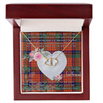 Gift To My Beautiful Girlfriend Valentine Necklace For Soulmate Anniversary Clan Nicolson Ancient Tartan Everlasting Love Necklace,valentine necklace, necklace girlfriend, necklace for wife, cute necklaces for girlfriend, jewelry for girlfriend, to my soulmate necklace, to my future wife necklace,