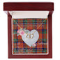 Gift To My Beautiful Girlfriend Valentine Necklace For Soulmate Anniversary Clan Nicolson Ancient Tartan Everlasting Love Necklace,valentine necklace, necklace girlfriend, necklace for wife, cute necklaces for girlfriend, jewelry for girlfriend, to my soulmate necklace, to my future wife necklace,