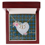Gift To My Beautiful Girlfriend Valentine Necklace For Soulmate Anniversary Clan Fletcher of Dunan Tartan Everlasting Love Necklace, Gift For Women, Gift For Wife, Gift For Girl Friend, Gift For Mother, Gift For Grandmother, Gift for Sister, Gift For Daughter, Gift for Mom