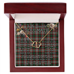 To My Beautiful Soulmate Necklace In Your Eyes I Have Found My Home Clan Lindsay Hunting Tartan Everlasting Love Necklace