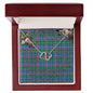 To My Beautiful Soulmate Necklace In Your Eyes I Have Found My Home Clan Pitcairn Tartan Everlasting Love Necklace