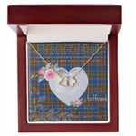 Gift To My Beautiful Girlfriend Valentine Necklace For Soulmate Anniversary Clan MacBeth Ancient Tartan Everlasting Love Necklace,valentine necklace, necklace girlfriend, necklace for wife, cute necklaces for girlfriend, jewelry for girlfriend, to my soulmate necklace, to my future wife necklace,