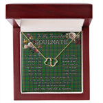 To My Beautiful Soulmate Necklace In Your Eyes I Have Found My Home Clan Kennedy Hunting Tartan Everlasting Love Necklace