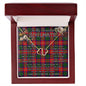To My Beautiful Soulmate Necklace In Your Eyes I Have Found My Home Clan Riddell Tartan Forever Love Necklace Tartan Gift for Girlfriend Everlasting Love Necklace