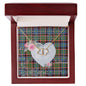 Gift To My Beautiful Girlfriend Valentine Necklace For Soulmate Anniversary Clan Norvel Tartan Everlasting Love Necklace,valentine necklace, necklace girlfriend, necklace for wife, cute necklaces for girlfriend, jewelry for girlfriend, to my soulmate necklace, to my future wife necklace,