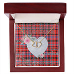 Gift To My Beautiful Girlfriend Valentine Necklace For Soulmate Anniversary Clan Meikle Tartan Everlasting Love Necklace,valentine necklace, necklace girlfriend, necklace for wife, cute necklaces for girlfriend, jewelry for girlfriend, to my soulmate necklace, to my future wife necklace,