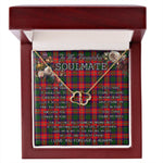 To My Beautiful Soulmate Necklace In Your Eyes I Have Found My Home Clan Charteris Tartan Everlasting Love Necklace