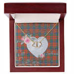 Gift To My Beautiful Girlfriend Valentine Necklace For Soulmate Anniversary Clan Robertson Ancient Tartan Everlasting Love Necklace,valentine necklace, necklace girlfriend, necklace for wife, cute necklaces for girlfriend, jewelry for girlfriend, to my soulmate necklace, to my future wife necklace,