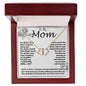Mom Necklace -To My Mom - I Need To Say I Love You, Mom... I Do - Mother's Day Gift, Mother's Day Everlasting Love Necklace