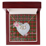 Gift To My Beautiful Girlfriend Valentine Necklace For Soulmate Anniversary Clan Fullerton Tartan Everlasting Love Necklace, Gift For Women, Gift For Wife, Gift For Girl Friend, Gift For Mother, Gift For Grandmother, Gift for Sister, Gift For Daughter, Gift for Mom