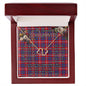 To My Beautiful Soulmate Necklace In Your Eyes I Have Found My Home Clan Galloway Red Tartan Forever Love Necklace Tartan Gift for Girlfriend Everlasting Love Necklace