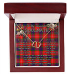 To My Beautiful Soulmate Necklace In Your Eyes I Have Found My Home Clan Fraser Modern Tartan Everlasting Love Necklace