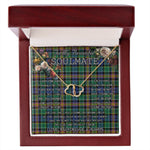 To My Beautiful Soulmate Necklace In Your Eyes I Have Found My Home Clan Allison Tartan Everlasting Love Necklace, Gift For Women, Gift For Wife, Gift For Girl Friend, Gift For Mother, Gift For Grandmother, Gift for Sister, Gift For Daughter, Gift for Mom